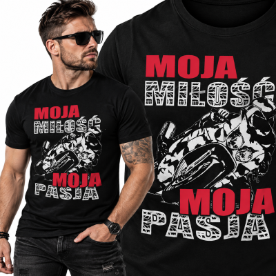 KOSZULKA ŚMIESZA MOJA MIŁOŚĆ MOJA PASJA
